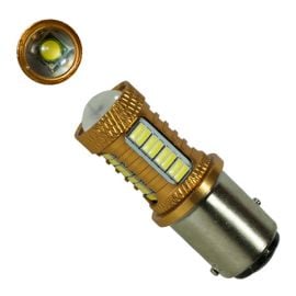 Λαμπτήρας 1157 32 SMD 4014 και 1 Cree LED Can Bus 12v Ψυχρό 6000k