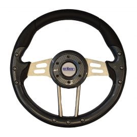 Τιμόνι Με 4 Ακτίνες Seamaster - Μαύρο/Carbon 32cm