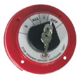 Επιλογέας 2 μπαταριών 1-2-BOTH με κλειδί ασφαλείας.