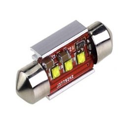Σωληνωτός LED 36mm Can Bus με 3 CREE LED Ψυχρό Λευκό