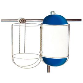 Μπαλονοθήκη μονή INOX (170mm)