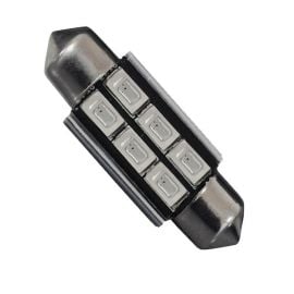 Σωληνωτός LED 39mm Can Bus με 6 SMD 5630 Μπλε