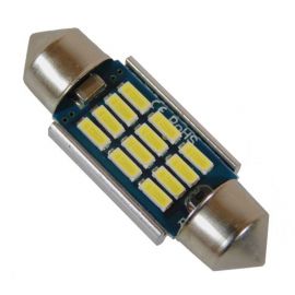 Σωληνωτός LED 36mm Can Bus με 12 SMD 4014 Samsung Chip 12 Volt Ψυχρό Λευκό