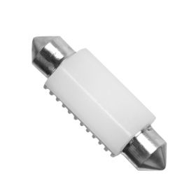 Σωληνωτός LED Κεραμικός 39mm 12V Can Bus με 2 SMD 3030 Ψυχρό Λευκό