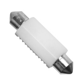 Σωληνωτός LED Κεραμικός 42mm 12V Can Bus με 2 SMD 3030 Ψυχρό Λευκό