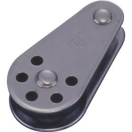 Ανοξείδωτη Τροχαλία με Μονό Νάυλον Ράουλο & Σταθερό Πείρο