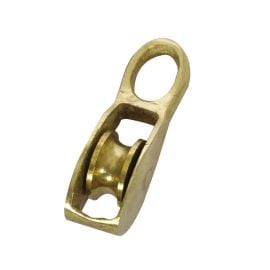 Τροχαλία Ορειχάλκινη με Μονό Ράουλο