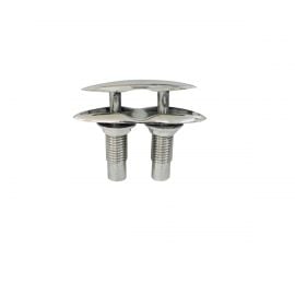 Δέστρα χωνευτή Inox 12.6cm