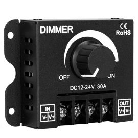 Εξωτερικό Dimmer Knob 12-24 Volt 30 Ampere 360/720 Watt