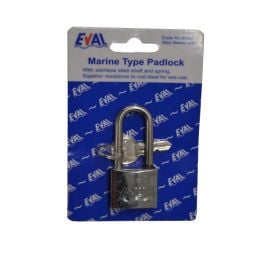Λουκέτο Ναυτικού Τύπου Eval Inox Μακρύ - 30mm
