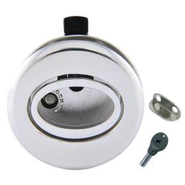 Πόμολο πόρτας οβάλ χωρίς κλειδαριά inox 316 51mm