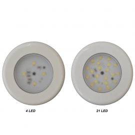 ΠΛΑΦΟΝΙΕΡA 4 LED ΧΩΝΕΥΤΗ ΘΕΡΜΟ ΛΕΥΚΟ