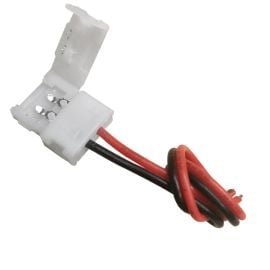 Μονός Connector 8mm 15cm Για Ταινία LED 4.8 Watt
