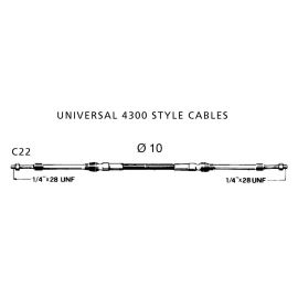 Ντίζα Χειριστηρίου Ultraflex C22 40Ft