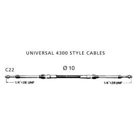 Ντίζα Χειριστηρίου Ultraflex C22 8Ft