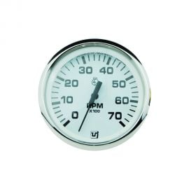 Στροφόμετρο 7000 Rpm UFLEX - Inox με Λευκό