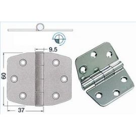 Μεντεσές Inox 37X37X60mm