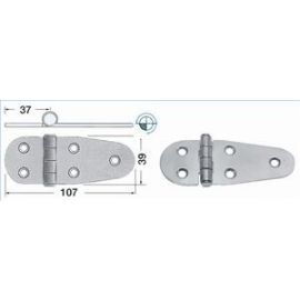 Μεντεσές Inox 37X70X39mm