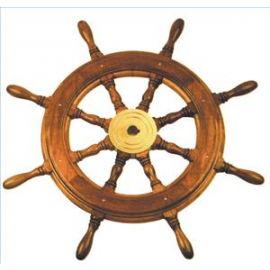 Παραδοσιακό Τιμόνι Ξύλινο 52cm