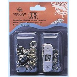 Κουμπώματα Τέντας Inox Σετ 15