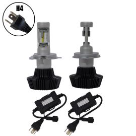 LED HID KIT H4 Extreme Version Philips Luxeon Zes Chip 100 Watt 16000 Lumens DC 12-24 Volt 6000k
