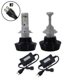 LED HID KIT H7 Extreme Version Philips Luxeon Zes Chip 50 Watt 8000 Lumens DC 12-24 Volt 6000k