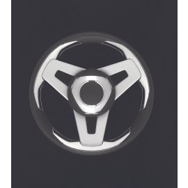 Τιμόνι Loredan Pol Μαύρο/Silver