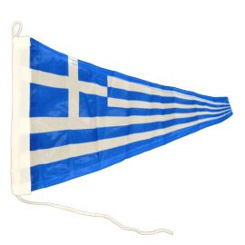 Ελληνική σημαία σκάφους τριγωνική 60 cm