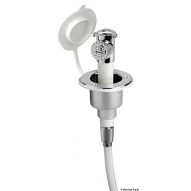 Μηχανισμός Ντους Osculati Mizar με Χρωμέ Θήκη, Net PVC - 4m