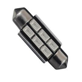 Σωληνωτός LED 39mm Can Bus με 6 SMD 5630 Πράσινο