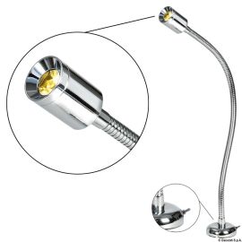 Φως Ανάγνωσης Led Χρωμέ Με Εύκαμπτο Λαιμό 12/24V