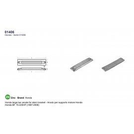 Ανόδιο Tecnoseal 01406 για μηχανές Honda, 0.89 Kg