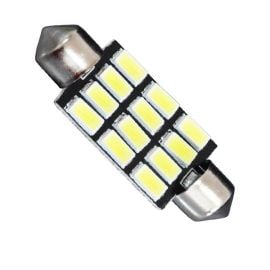 Σωληνωτός LED PCB 42mm με 12 SMD 5630 Samsung Chip Λευκό 6000k