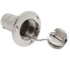 Τάπα Πλήρωσης Καυσίμου Inox Ίσια - 50mm