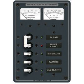Πινακας Blue Sea Ac 1 Πηγη 3 Θεσεις (Volt-Amp) 8509