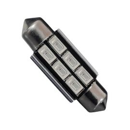 Σωληνωτός LED 36mm Can Bus με 6 SMD 5630 Μπλε