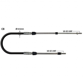 Ντίζα Χειριστηρίου Ultraflex C8 14Ft