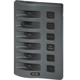 Πινακας Blue Sea 6 Θεσεων Γκρι Ato/Atc Ασφαλειες 4306