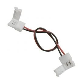 Διπλός Connector 8mm 15cm Για Ταινία LED 4.8 Watt GloboStar 77404