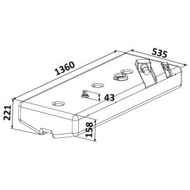 Δοχείο Καυσίμου Osculati 116 L