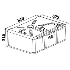 Δοχείο Καυσίμου Osculati 134 L