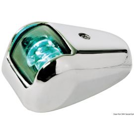 Φανός Πορείας Πράσινος Led Osculati ''Orions'' - Inox