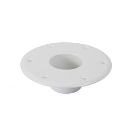 Ανταλλακτική Βάση Αλουμινίου για Κολώνα Τραπεζιού Ø 60mm, Λευκό