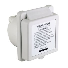 Πριζα Ac Marinco Πλαστικη 16A/220V Τετραγωνη