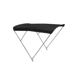 Τέντα Inox Eval 3 Αψίδων με Σταθερά Πλαίσια 200 X 150 X 130 cm - Μαύρο