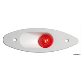 Φανός Πορείας Κόκκινος Osculati "Utility" - Λευκό