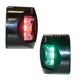 Φανός Πορείας Πλευρικός Lalizas "Fos Led 12" , Σετ - Μαύρο