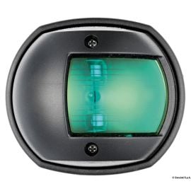 Φανός Πορείας Πράσινος Οβάλ Osculati "Sphera Compact 12" - Μαύρο