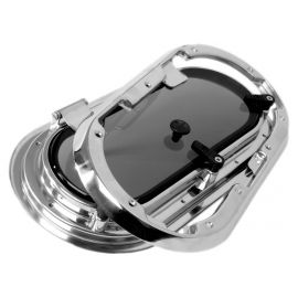 Φινιστρίνι Οβάλ Bomar Inox 43.8 x 21 cm