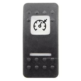 Σύμβολο διακόπτη Φώτα Οργάνων - Μαύρο